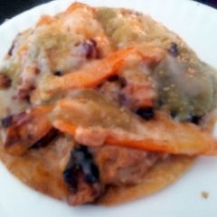 A picture of Mini Mexican Chicken Pizzas.