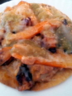 A picture of Mini Mexican Chicken Pizzas.