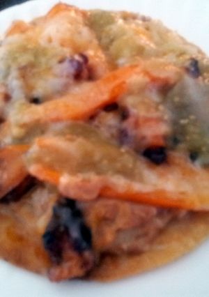 A picture of Mini Mexican Chicken Pizzas.