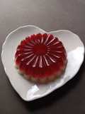 Puding Merah Putih dengan Fla Susu