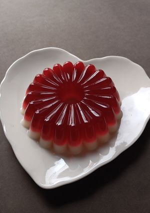 Foto resep Puding Merah Putih dengan Fla Susu