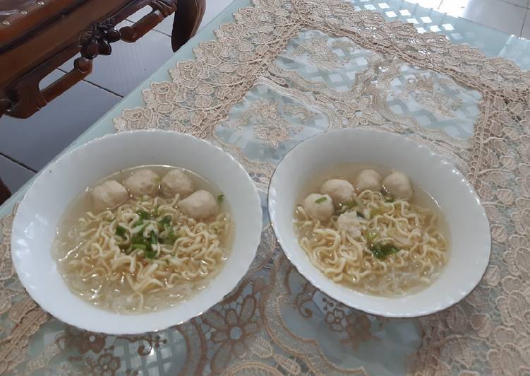 Mie Bakso Simple