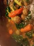 mini meatball beef soup