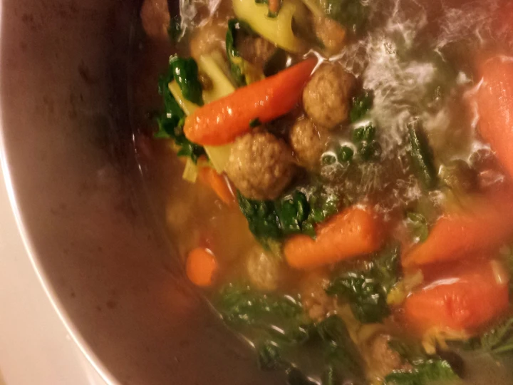 Easy Way Make Recipe mini meatball beef soup that is Delicious, Really Delicious}