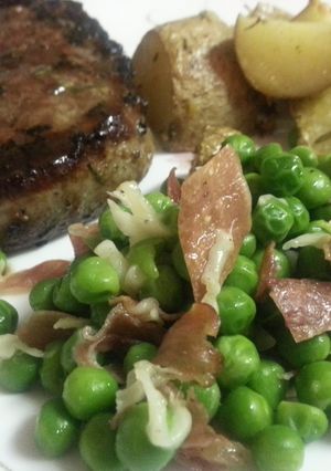 A picture of Prosciutto Peas.