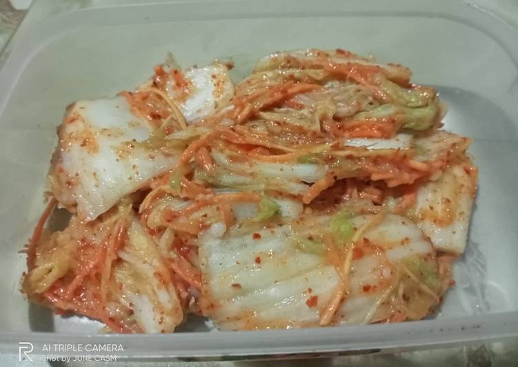 Resep Kimchi (Bahan Lokal) | Langkah Membuat Kimchi (Bahan Lokal) Yang Bisa Manjain Lidah