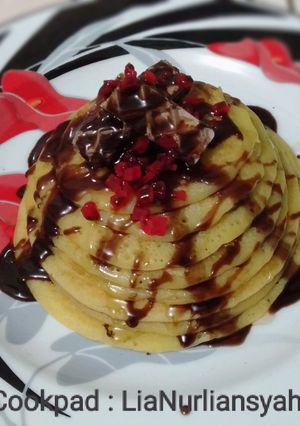Foto resep Pancake teplon ala mamilia ☺☺