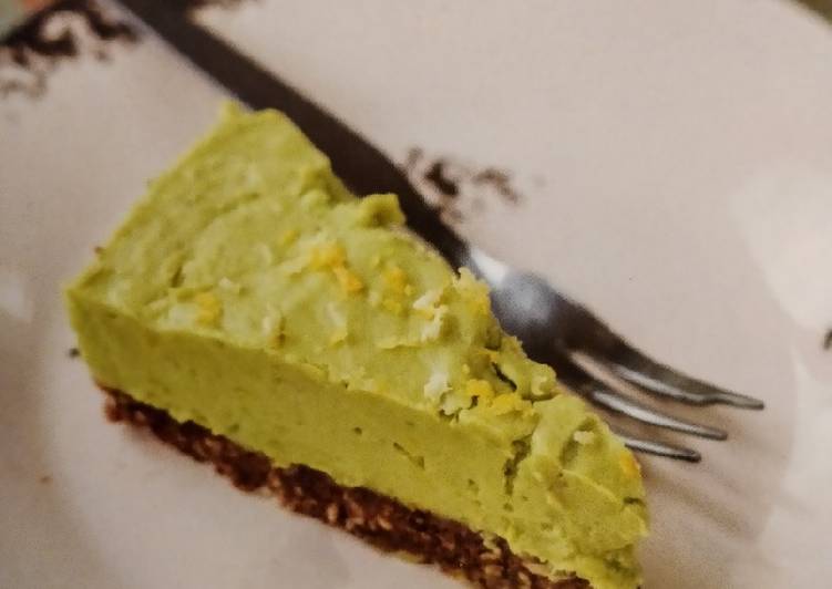 Lemon and Lime Avocado Mousse Cake