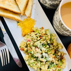 A picture of Weekend Special scrambled Egg.