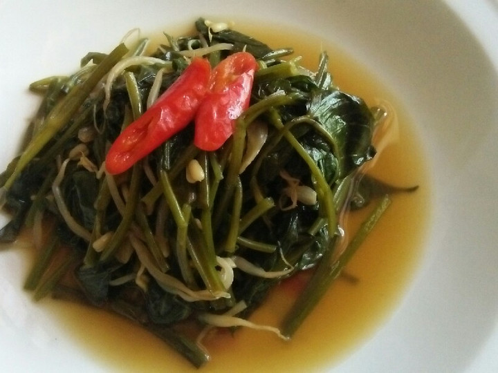 Langkah Mudah untuk Membuat Tumis kangkung taoge, Lezat