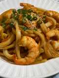 Shrimp Stir-Fried Udon