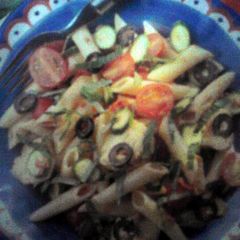 A picture of pasta Provengale.