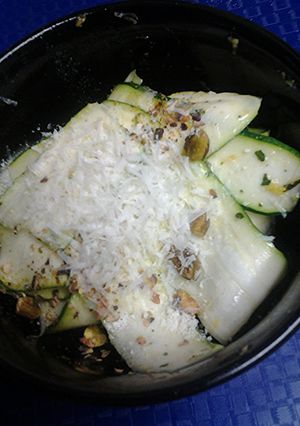 A picture of Zucchini salad.