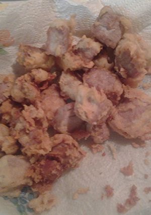 A picture of Coconut tuna nuggets.