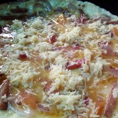 Spam Omelette with Fresh Herbs A picture of Spam Omelette with Fresh Herbs.