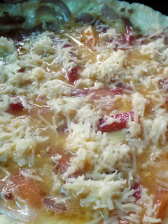 A picture of Spam Omelette with Fresh Herbs.