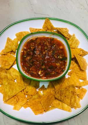 मेक्सिकन सालसा (mexican salsa recipe in marathi) रेसिपी चे मुख्य फोटो 