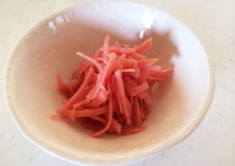 How to Make Red Pickled Ginger