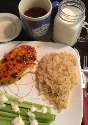 A picture of Cheese Stuffed Buffalo Chicken.