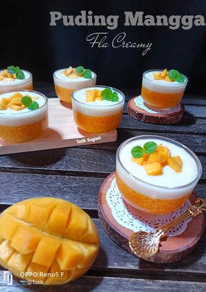 Foto resep Puding Mangga Fla Creamy