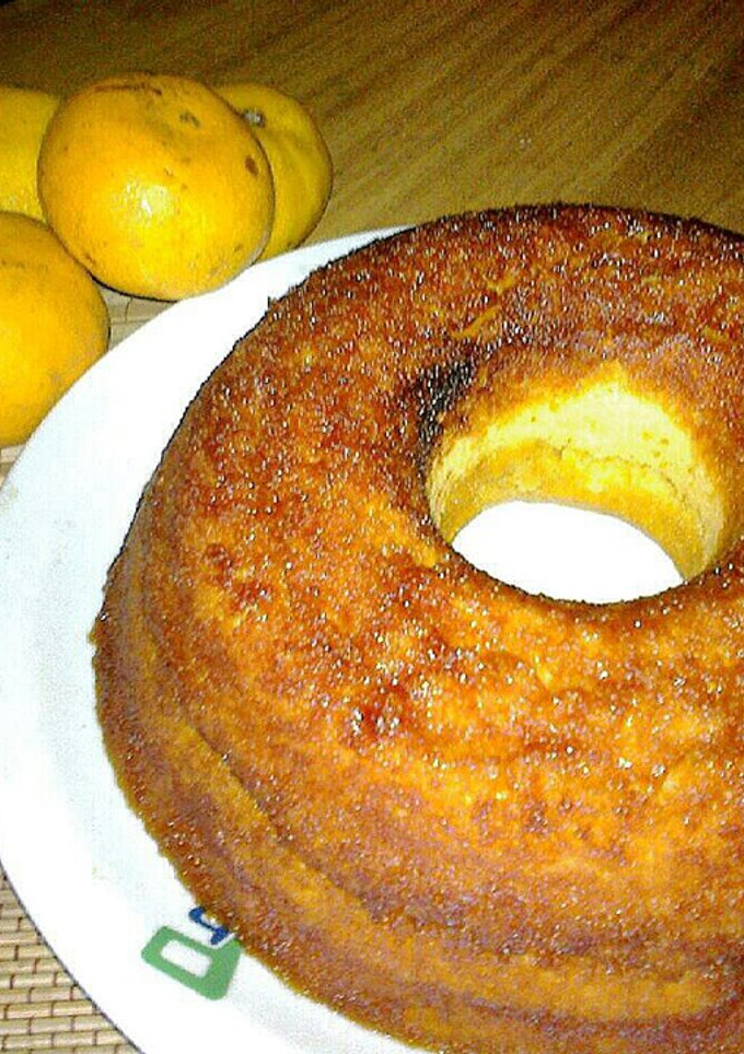 Una foto de Budín de mandarinas