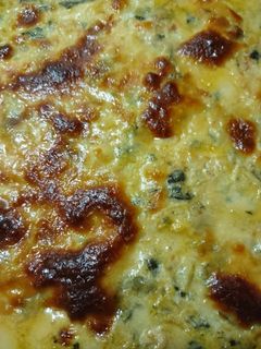 A picture of Spaghetti Squash Casserole.