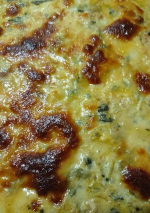 A picture of Spaghetti Squash Casserole.