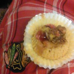 Pumpkin Cranberries Pecan Cupcake A picture of Pumpkin Cranberries Pecan Cupcake.