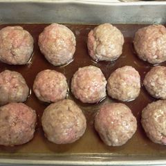 A picture of Ham Balls.