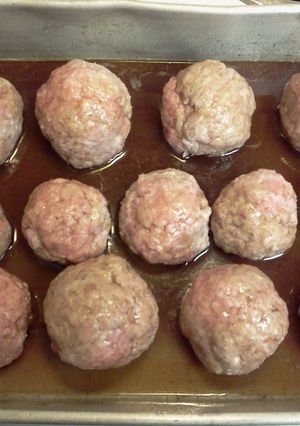 A picture of Ham Balls.