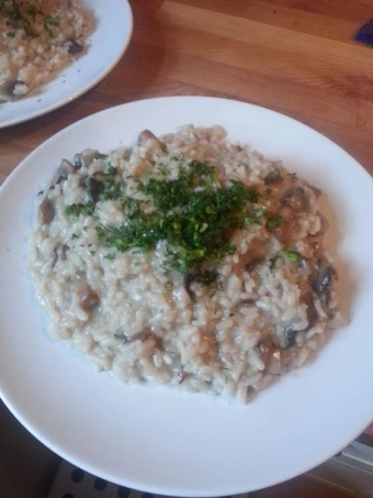 Recipe MZ -  Mushrooms risotto the Delicious Makes you drool