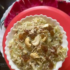 A picture of Bottle Gourd Halva.