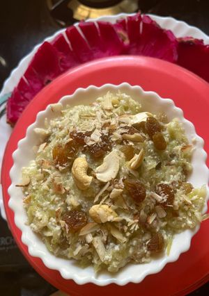 A picture of Bottle Gourd Halva.