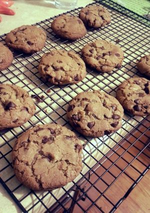 A picture of Chocolate chip cookies.