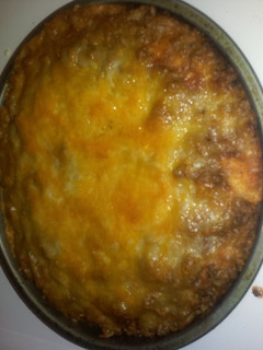 A picture of Quick and easy pizza casserole.