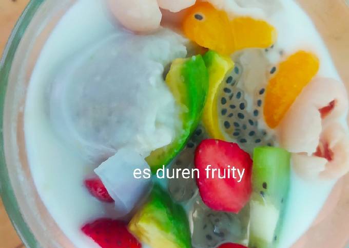 Bagaimana Membuat Es duren fruity yang Lezat