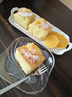 عکسی از دستور کیک روانی(revani)