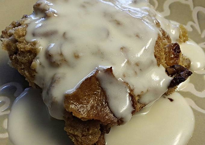 Recipe of Quick Bread Pudding with Whiskey Sauce