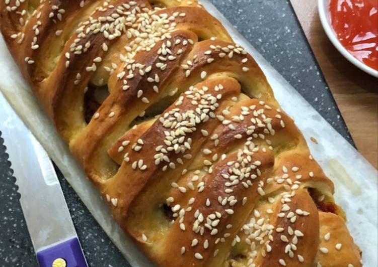 Resep Corned Beef Bread Sederhana