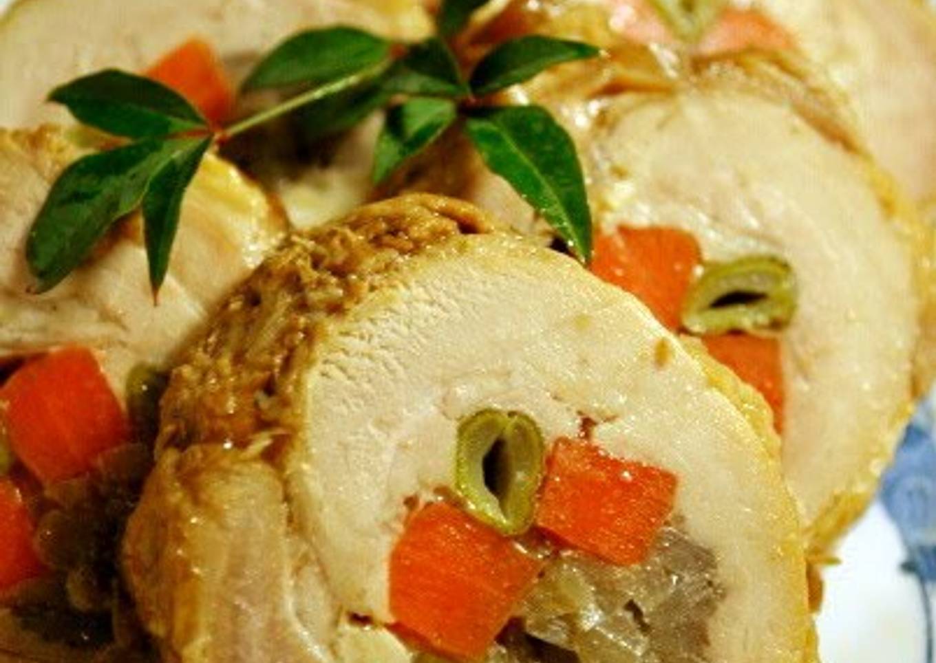 Refreshing Simmered Chicken Rolls