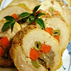 A picture of Refreshing Simmered Chicken Rolls.