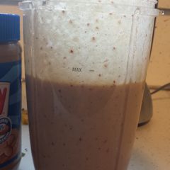 A picture of Peanut butter apple shake.
