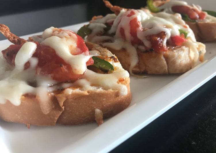 Simple Way to Prepare Quick Broiled tomato bruschetta