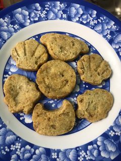 Hình của món Bánh ăn dặm - Bột yến mạch + chuối rán.