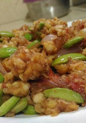 Foto resep Sambel tempe pete uleg