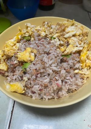 Foto resep Nasi Goreng Pete Kecombrang Terasi + Telor orak arik