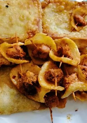 A picture of Crispy box patties.