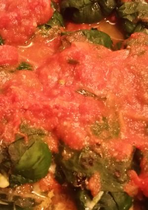 A picture of Italian Style Stuffed Chard Rolls.