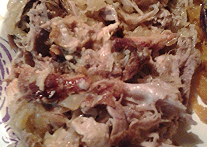 Lucky pork and sauerkraut