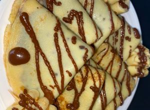 صورة لوصفة Crêpe au chocolat كريب بالشوكولاتة